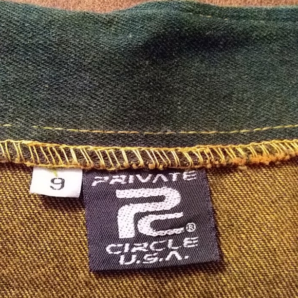 Private Circle Denim Fringe Jean Skirt 9 Junior - Picture 3 of 16